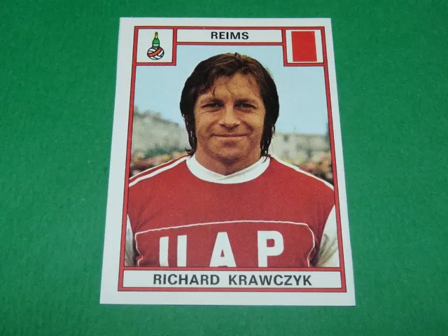 Krawczyk Stade Reims Delaune Recuperation Panini Football 76 1975-1976