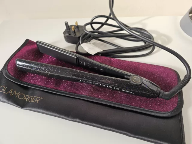 Glamoriser Nano-Diamond Shine Hair Straightener + Bag