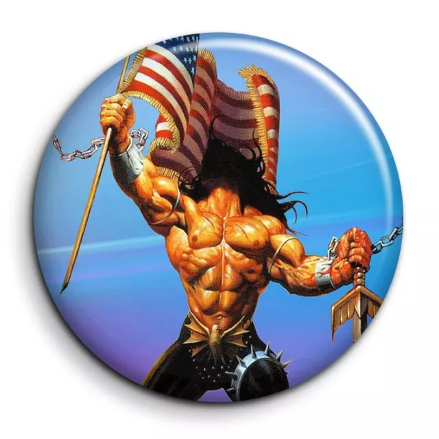 Manowar 2 Badge 38mm Button Pin