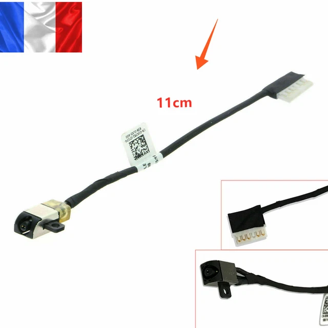 Pour Dell P75F P75F001 P75F002 DC Jack Prise Câble d'alimentation fil 15 3581