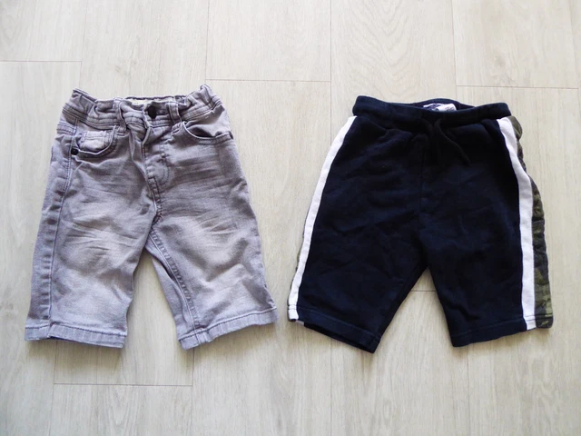 2 x Boys Shorts Next Age 4-5 & DenimCo Skinny Age 4-5 Bundle