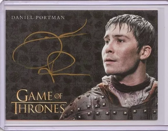 2017 Game Of Thrones Valyrian Steel DANIEL PORTMAN Gold Autograph