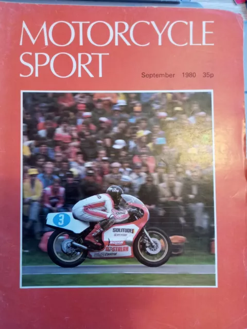 Motorcycle Sport magazine September 1980 TS185 / Honda CB250N / Ducati pantah