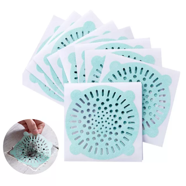 30Pcs Disposable Sink Filter Shower Drain Sticker Drain Hair Catcher Drain Co`s`