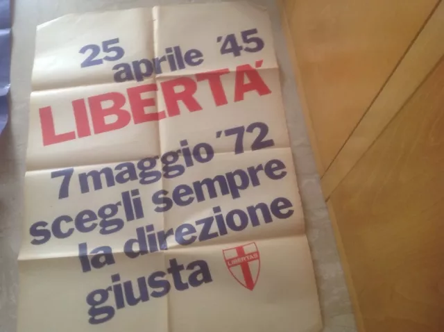 Manifesto politico elettorale originale