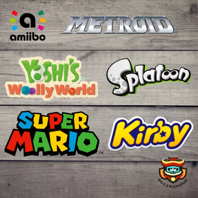 🕹️ Amiibos- Super Mario Bros | Yoshi's Wooly World | Kirby | Splatoon | Metroid