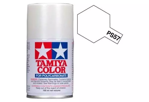 Tamiya COLORE SPRAY  BIANCO PERLATO  per carrozzerie bomboletta PS-57 100ml