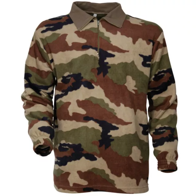 Chemise F1 Polaire Camo Militaire Paintball Airsoft Armee Opex Para