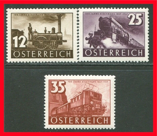 Austria Postage Stamps Scott 385-387, MNH Complete Set!! A110a