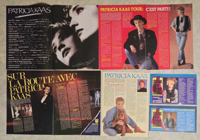 PATRICIA KAAS Lot De Presse clippings  Collection magazines poster Pack 2