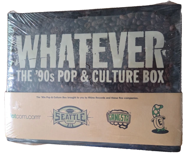 WHATEVER THE '90S Pop and Culture Box-plus Original Book-READ EUR