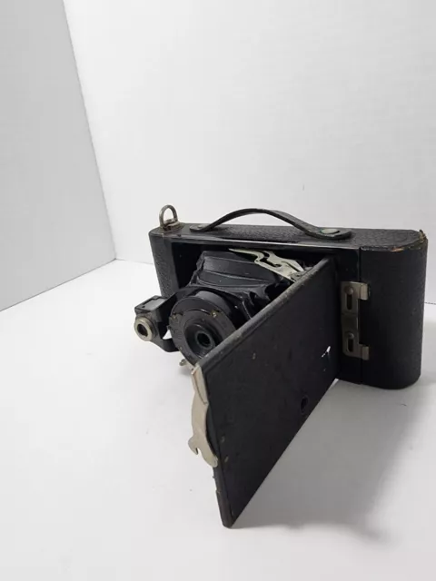 EARLY VINTAGE 1917 KODAK AUTOGRAPHIC No. 2A 116 BROWNIE FOLDING CAMERA *Untested 2