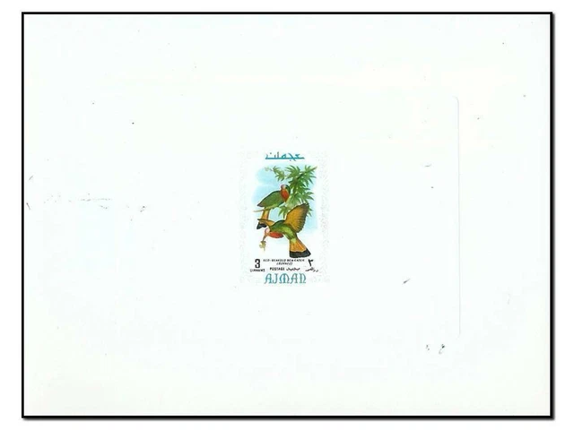 Arabische Emirate MNH - Bloc Luxe Card - Tiere Vögel Nigeria...
