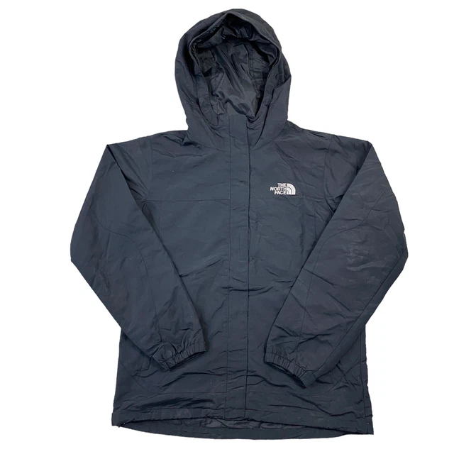The North Face Giacca Nera Regolare con Cappuccio Leggero Frangivento Uomo Small