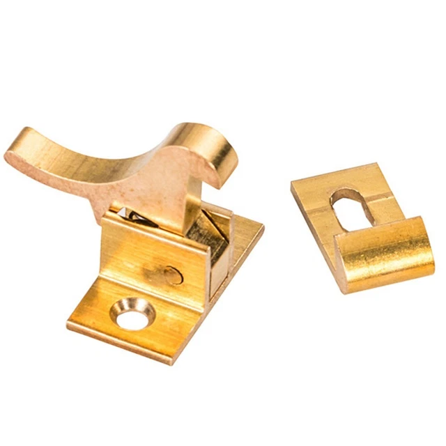 Serratura attrezzi 1 pezzo fibbia automatica per porta oro ottone fibbia per uccellino
