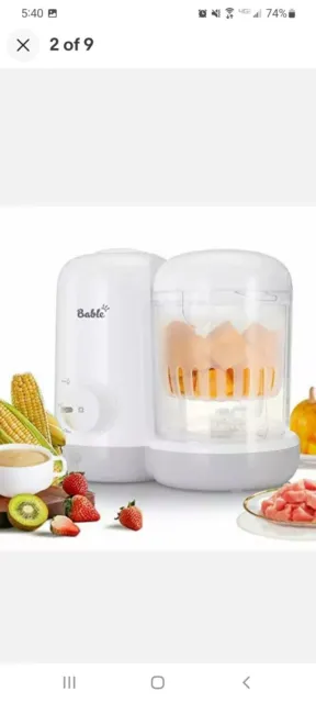 Bable Baby Food Maker Steamer and Blender- 2-in-1, Baby Food Processor HA-FS03