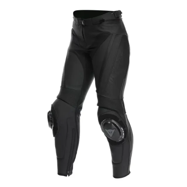 Pantalone dainese moto in pelle donna DELTA 4 LEATHER PANTS WMN black