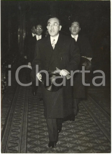 1953 ROMA QUIRINALE Ken HARADA Ambasciatore del Giappone Ritratto