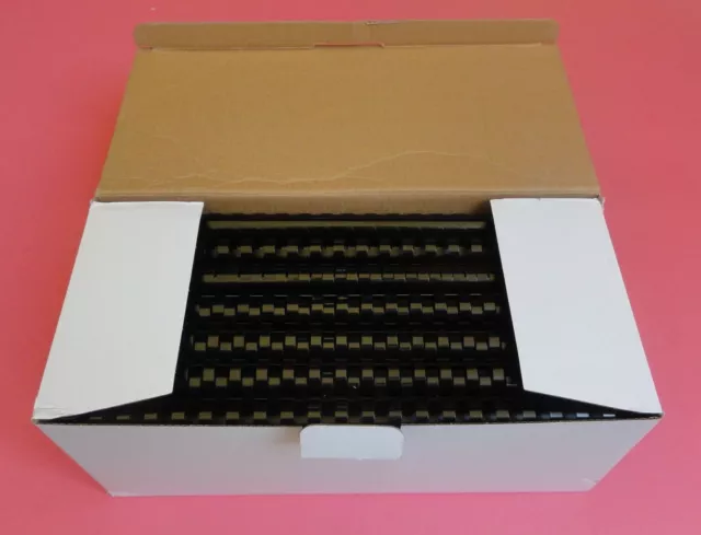 16mm (100 sheets of 80gsm) Plastic Binding Comb 21 Ring Box of 100 - Black