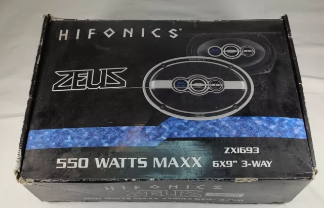 Hifonics Zeus Zxi 693 - 6" X 9" Zeus Zxi Series 3-Way Car Speakers