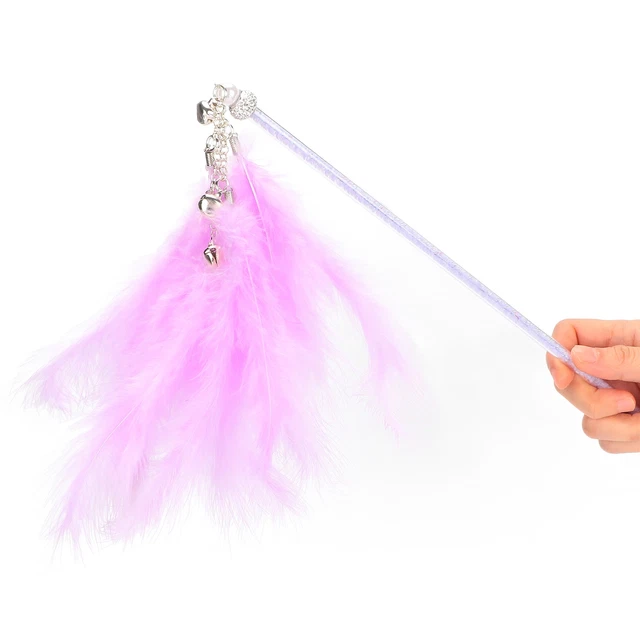 Jouets De Plumes De Chat Bâton De Chat Drôle De Cloche De Plume