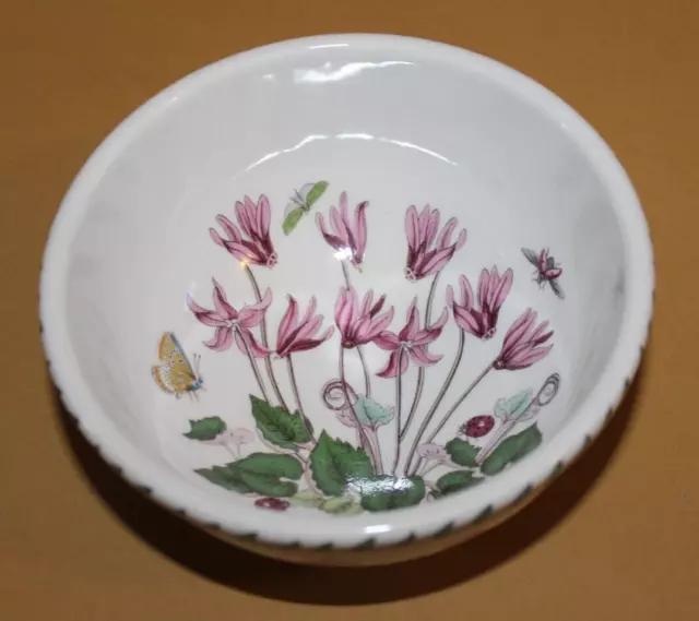 Portmeirion - Botanic Garden - Rice Bowl - 5 1/2 Inch - Ivy Leaved Cyclamen