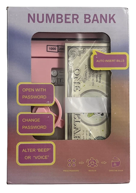 Electronic ATM Password Cash Coin Piggy Money Bank
