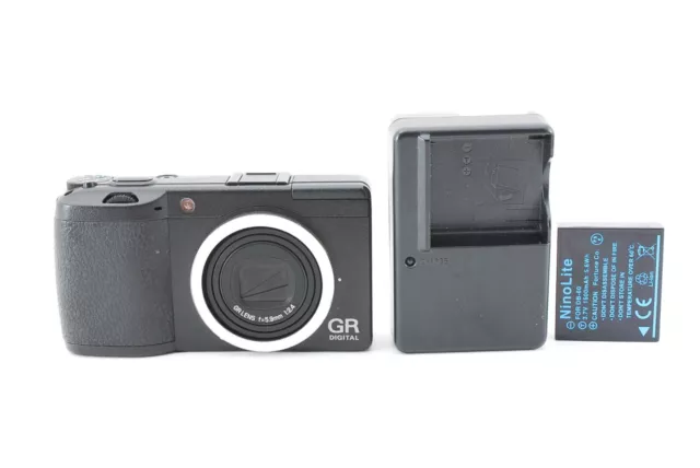 [N.MINT] RICOH GR DIGITAL II 10.1MP Digital Camera Black From JAPAN 880