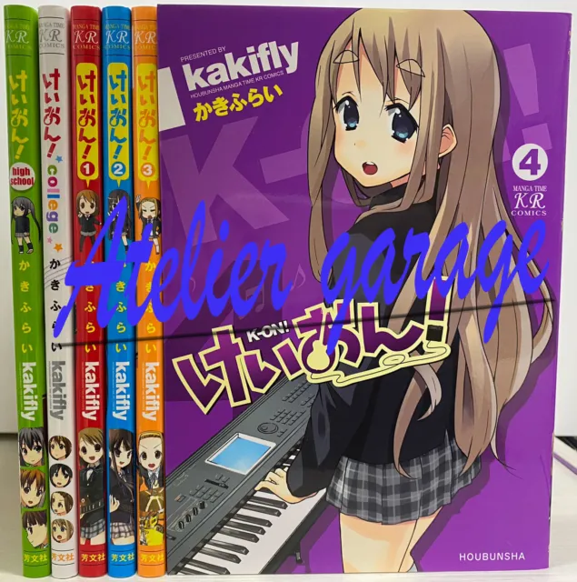 K-ON! VOL.1-4 Complete set Comics Manga Anime Kakifly HOUBUNSHA
