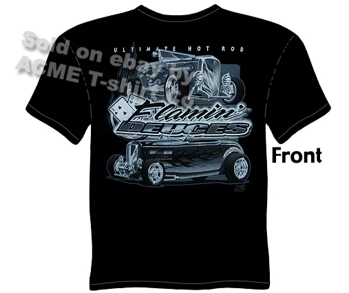 Hot Rod Shirt 32 Ford T Shirts 1932 Roadster Street Rod Tee Sz M L XL 2XL 3XL