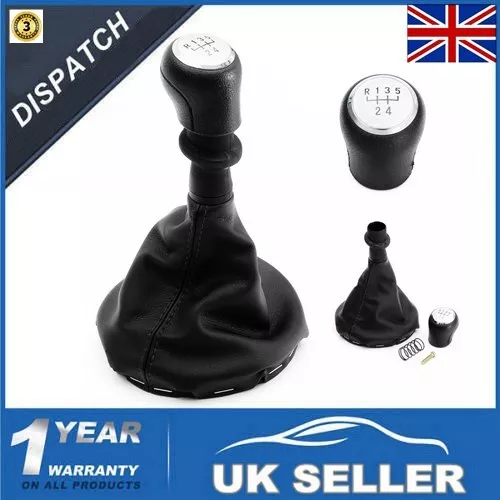 Gear Shift Knob w/ Gaitor Gaiter Boot Cover 5Speed For VW Transporter T5 T6 Gp