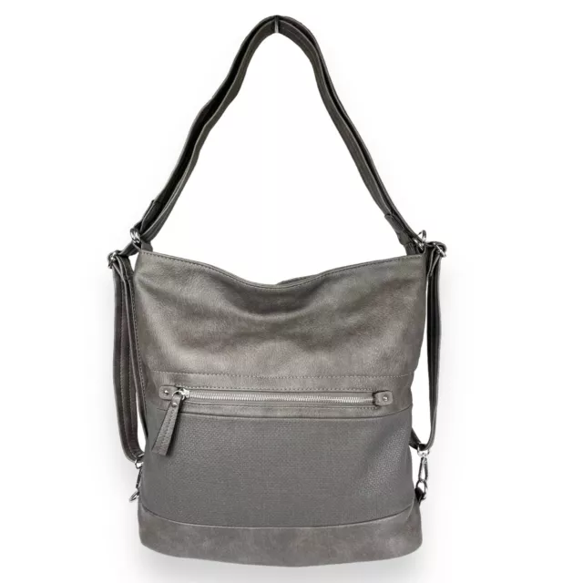 2in1 Femmes Sac à Dos & Sac Bandoulière,Sac Modern Uni Cuir Art D5583