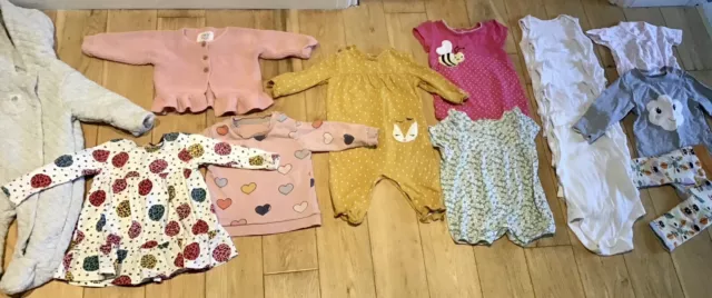 Pacchetto vestiti per bambine età 3-6 mesi, John Lewis, M&S Fat Face, F&F