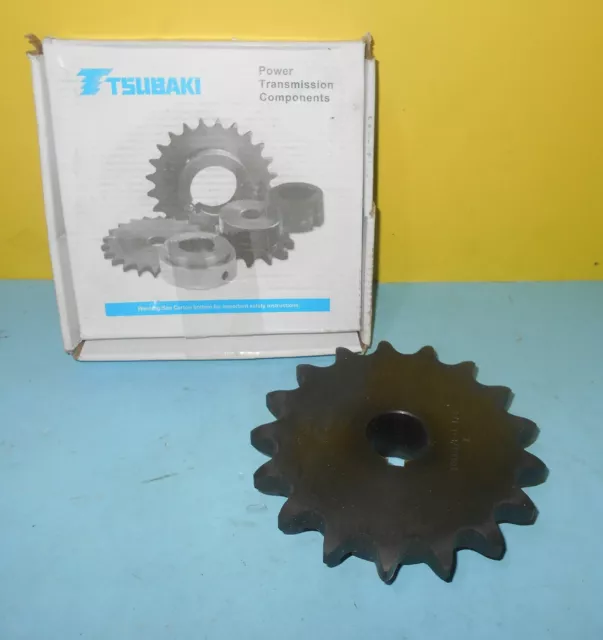 Tsubaki 80B17F 17-tooth 1-1/4 In Single Row Chain Sprocket New Old Stock