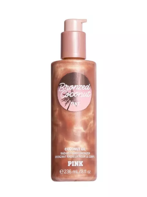 Victoria's Secret Pink Bronzed Coconut Tint Radiant Body Bronzer - 8.0 Oz.nwy