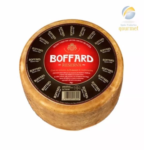 Queso Boffard de oveja, viejo de leche cruda. Etiqueta roja reserva. 3,2Kg.+-10%