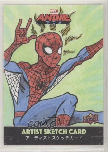 2020 Upper Deck Marvel Anime Sketch Cards 1/1 Tony Esteves Auto Sketch p1l