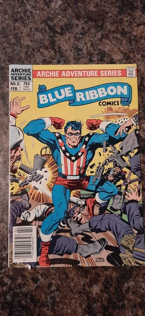 Blue Ribbon Comics Archie Adventure Series #5 and #10  1984