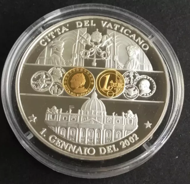 Medaille-Citta Del Vaticano Medaille -1. GENNAIO DEL 2002-Durchmesser 40mm