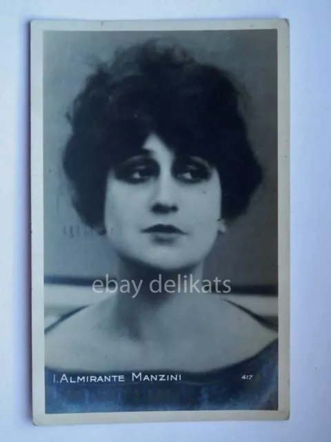 Cinema ITALIA ALMIRANTE MANZINI attrice muto silent movie foto Vettori BO 417