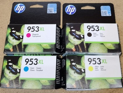 Genuine HP 953XL CMYK Ink Cartridges Full Set Individual Inks NEW Dated 02/24
