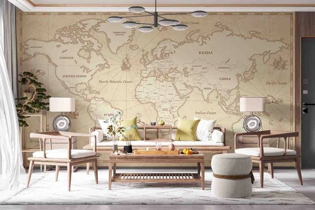 Papier Peint Mural 3D Auto-adhésif – Planet Earth – Kay – Coloré