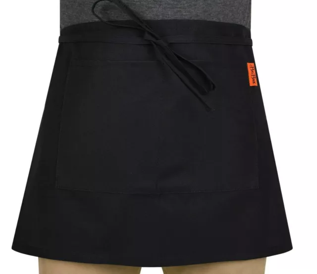 Half Apron With Pocket For Bar Waiter Waitress Cafe Pub Restaurant Short Waist