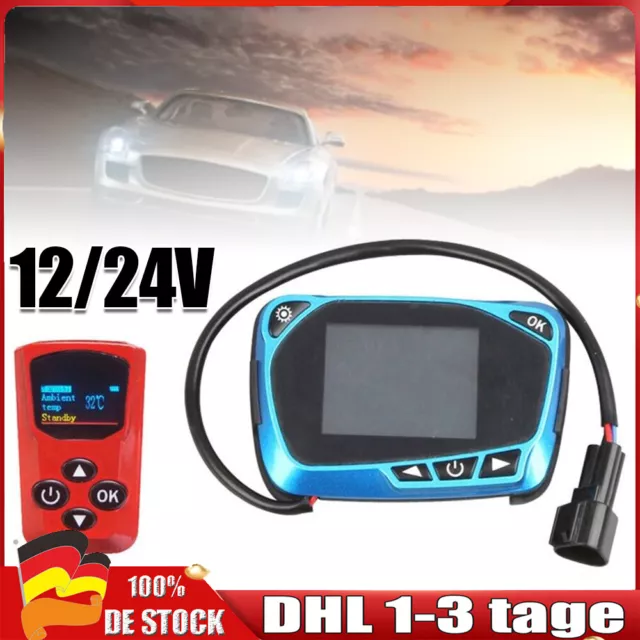 LCD Monitor Schalter Für Air Diesel Standheizung Luftheizung + Fernbedienung DHL