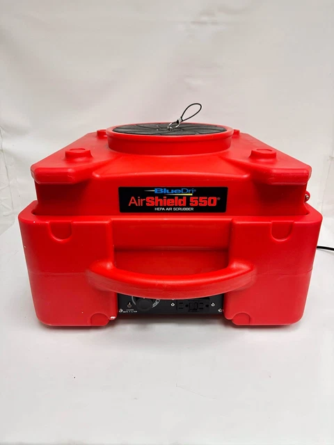 BlueDri Portable Air Scrubber ( BD-AS-550-RD ) 115v 60 Hz