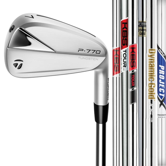 TAYLORMADE P770 CUSTOM 2023 Right Handed Irons Pick Your Steel Shaft