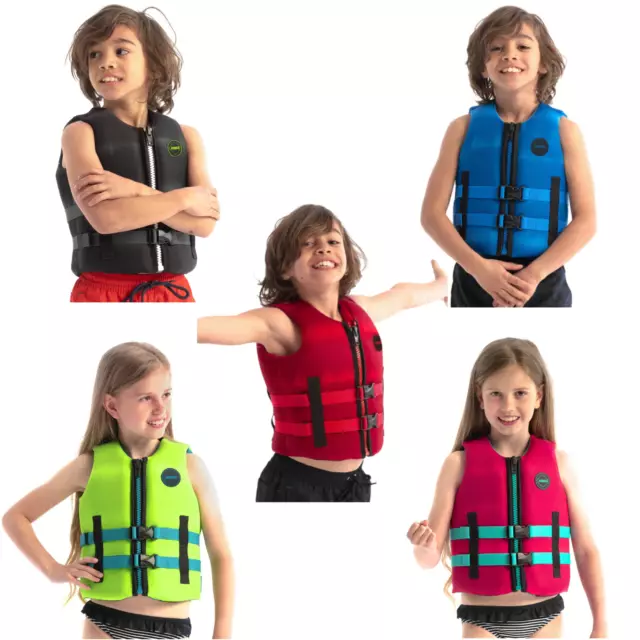 Jobe Neoprene Life Gilet Bambini Giubbotto Barca Sci Nautico Wassersports Sup