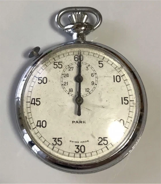 EXCEL SIORPARK VINTAGE Stopwatch Pocket Watch Mechanical Rare Retro