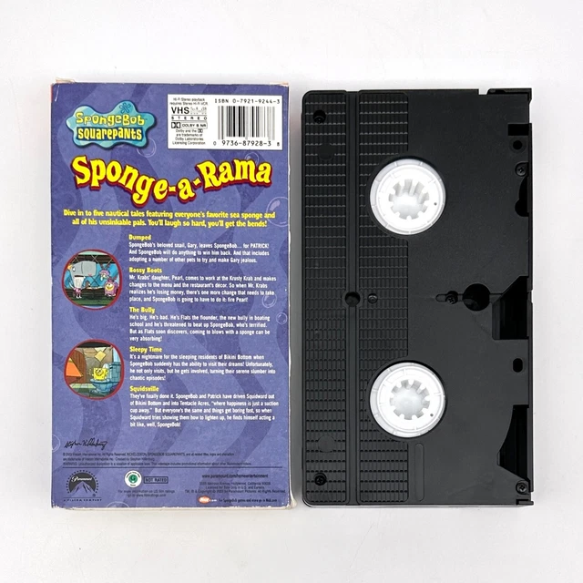 SPONGEBOB SQUAREPANTS - Sponge-A-Rama VHS 2003 Nickelodeon EUR 8,43 ...