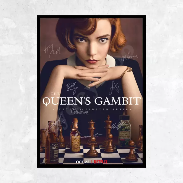 Queens Gambit Poster, Poster Queen Vintage, Queens Gambit.